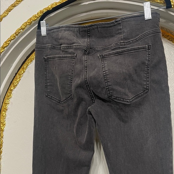 Free People Washed Black Flare Boho Festival Jeans Women’s 8 - Picture 5 of 6